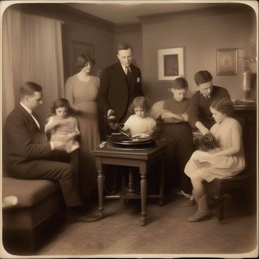 Listening to Music in 1922