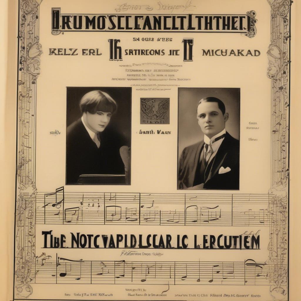 Sheet Music from a Popular 1926 Song