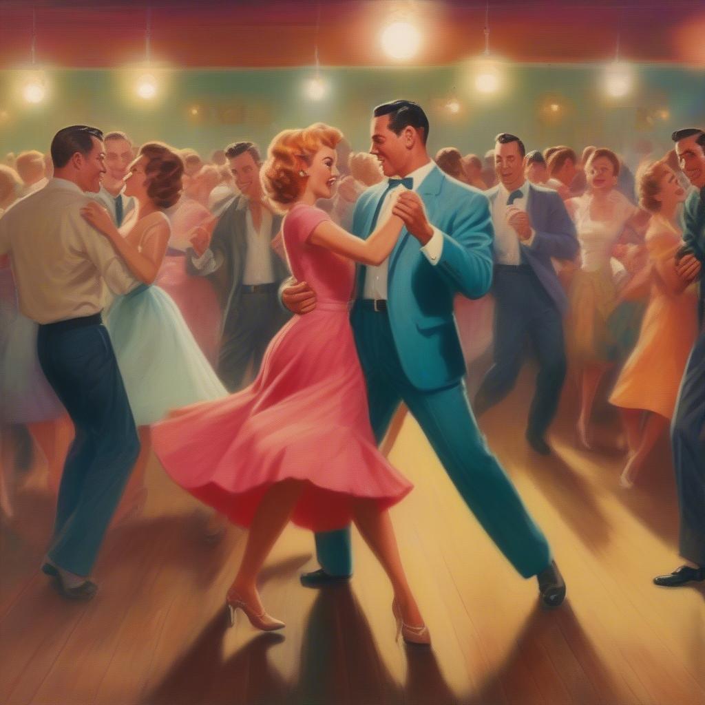 Grooving Through Time: Exploring the 1950s Top Dance Songs