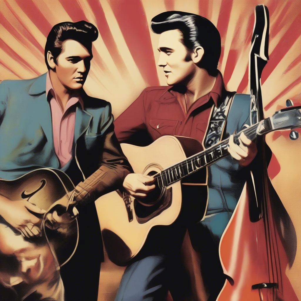 Rockabilly Icons of the 1950s: Elvis Presley, Johnny Cash, and Carl Perkins