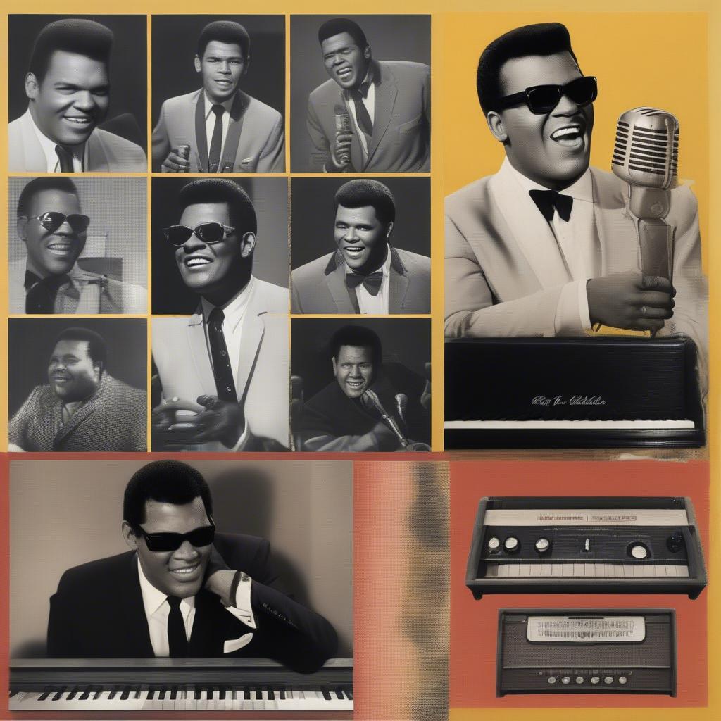 1962 Music Icons: Ray Charles and Chubby Checker