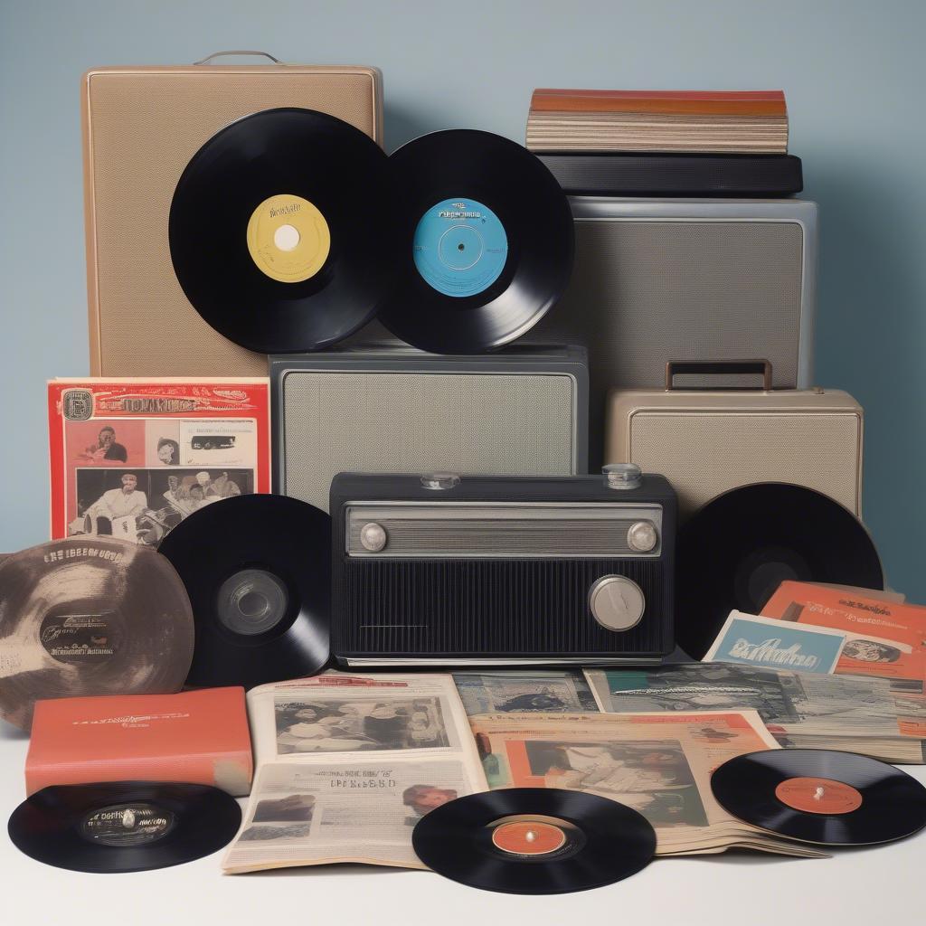 Vinyl Records and Radio from 1962