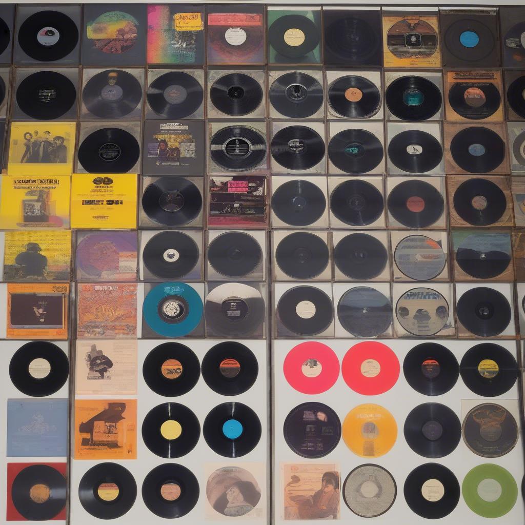 A Collection of 1968's Vinyl Records