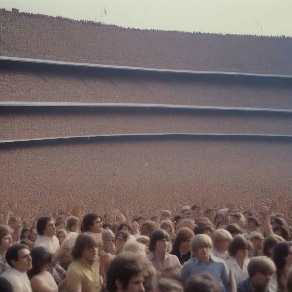 1969 Music Scene: Crowds at a Concert