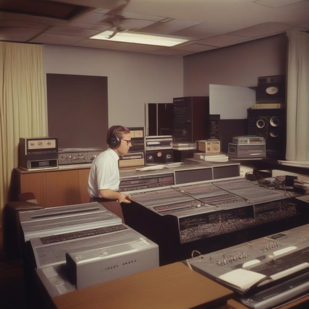 1969 Radio Broadcast Studio