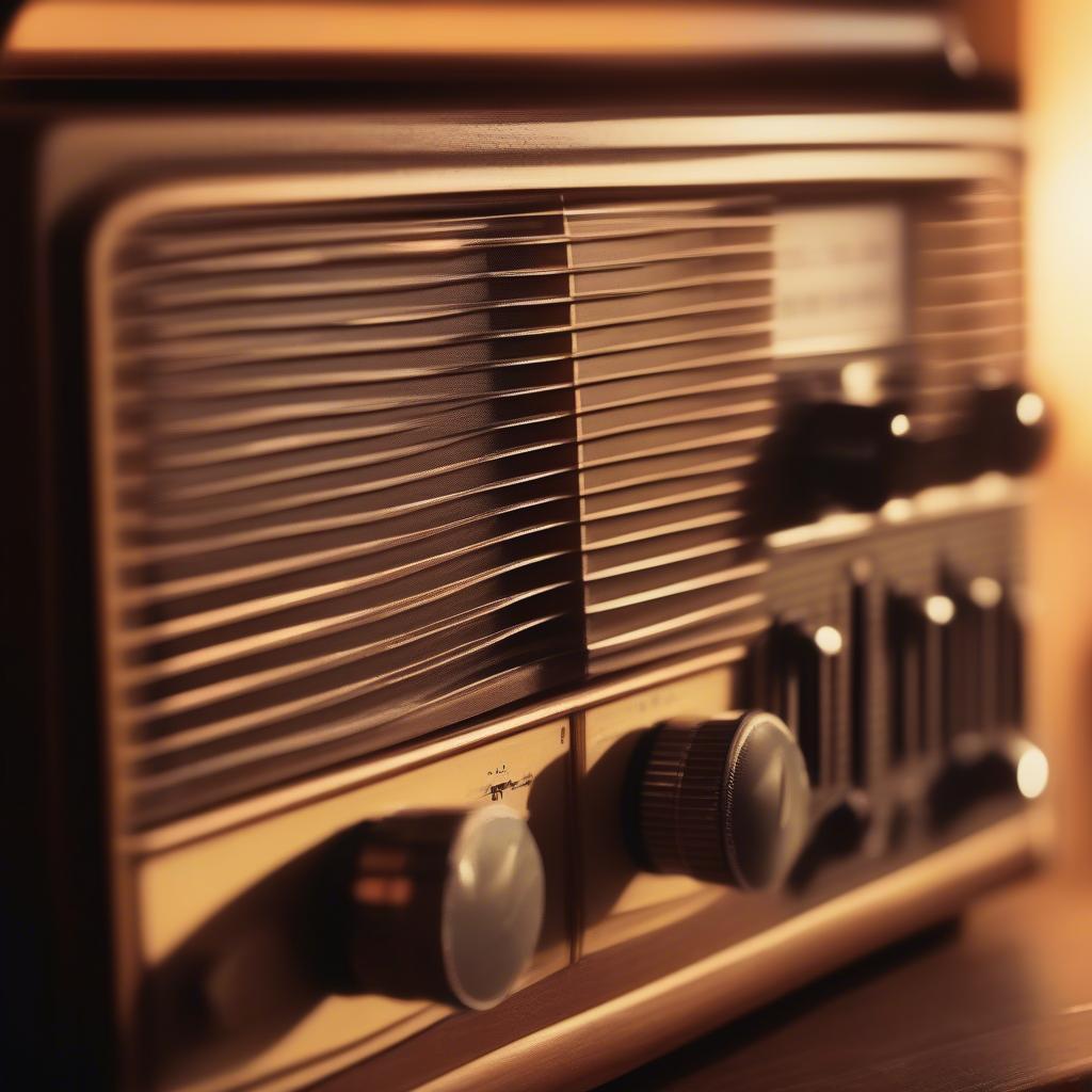 Vintage Radio Playing Music from 1969