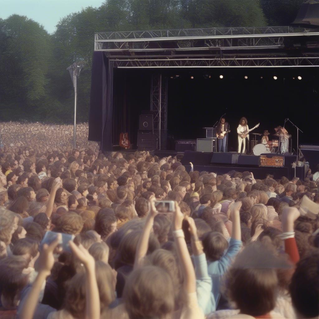 1970s Rock Bands Live Performance