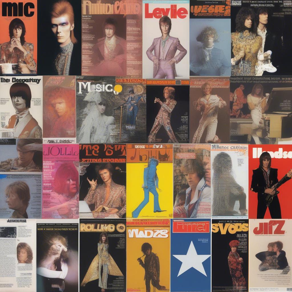 1972 Music Magazine Covers