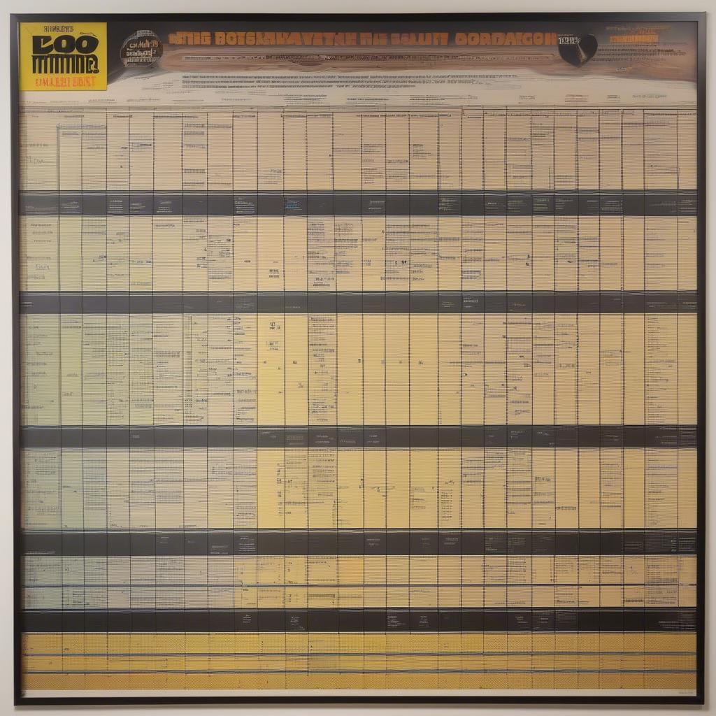 Billboard chart showcasing the top 40 songs of 1972