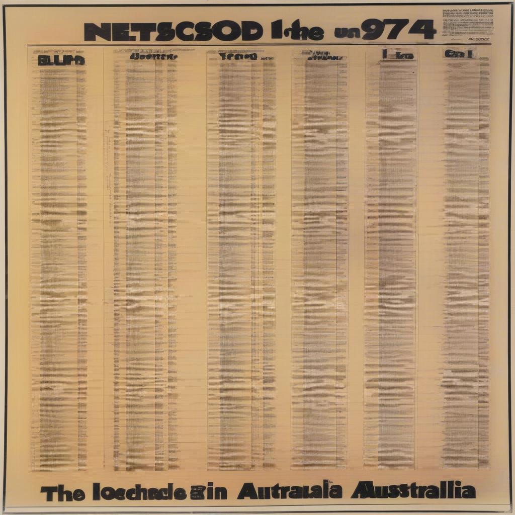 Exploring the 1974 Australian Top 100 Songs