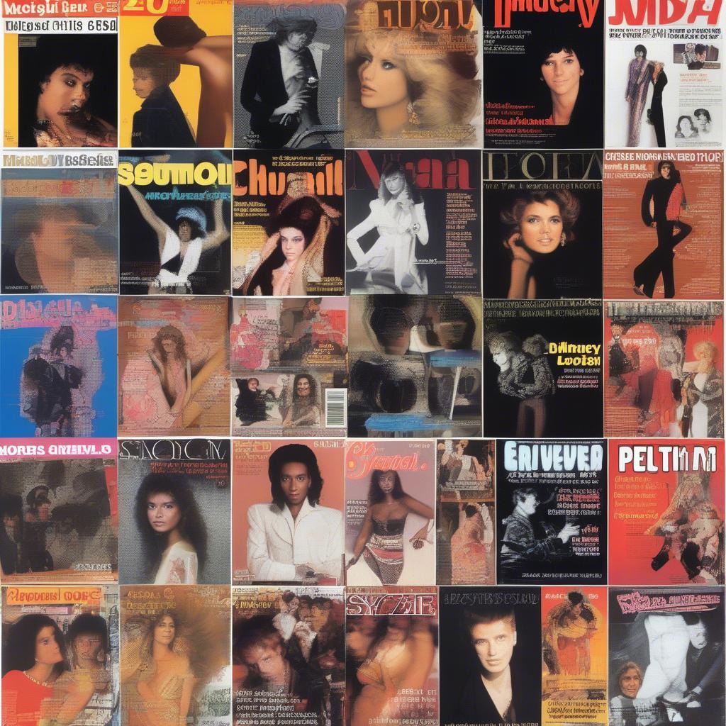 Magazine Covers Featuring Top Artists of 1980