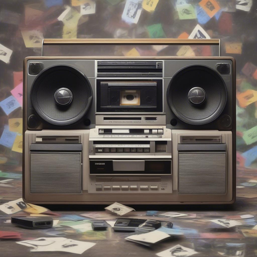 The 1980s Music Culture: Boombox and Cassette Tapes