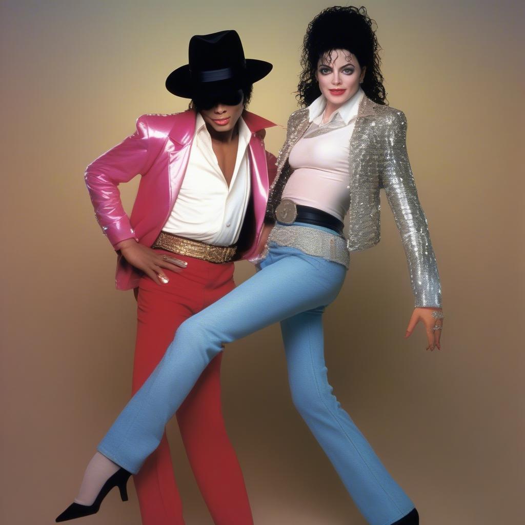 1983 Music Icons: Michael Jackson and Madonna. 