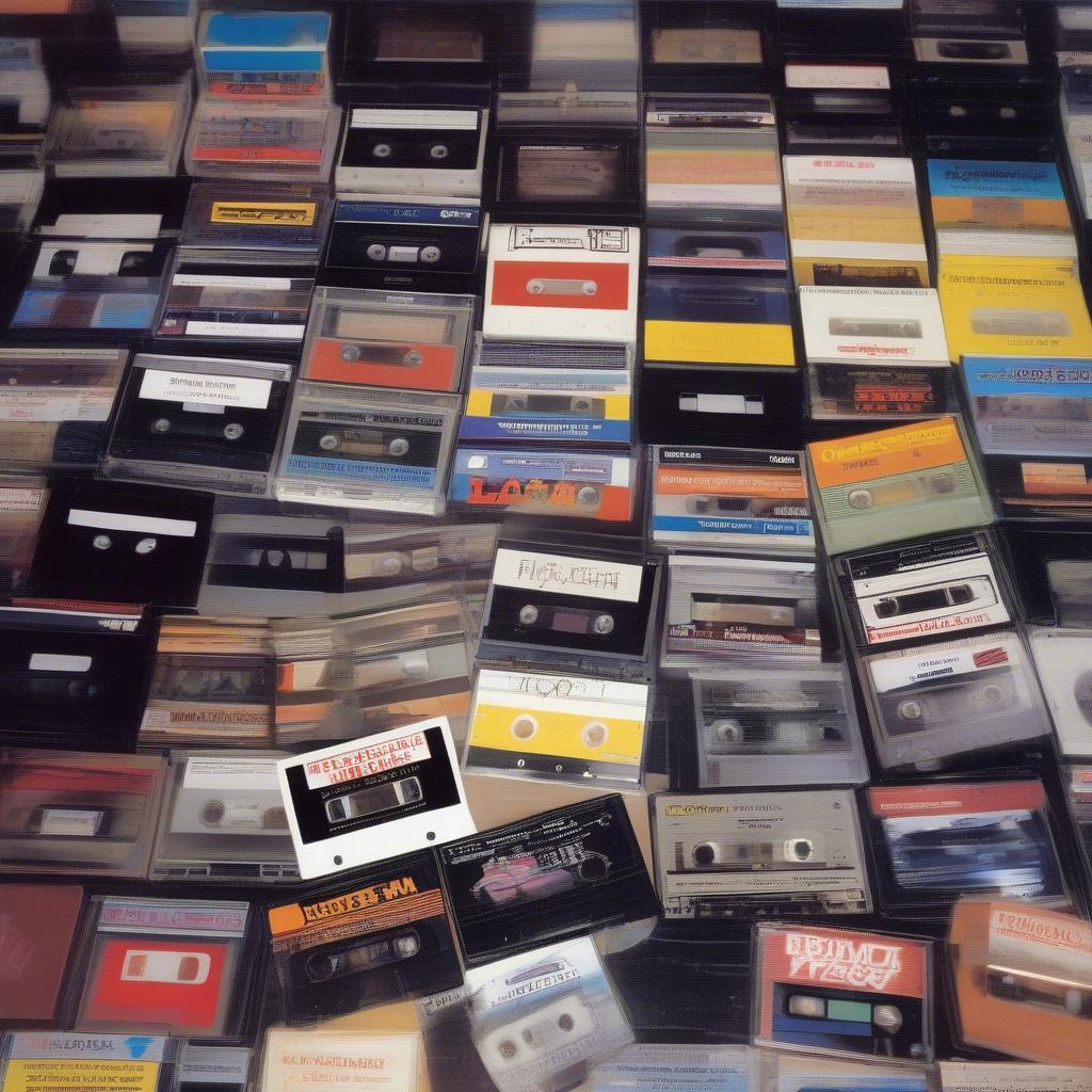 1986 cassette tapes collection