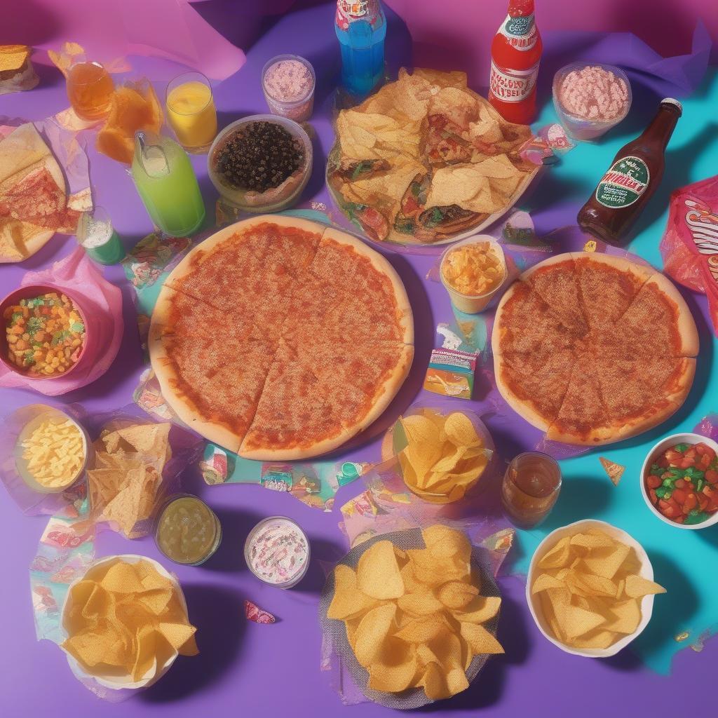 90s Party Food and Drinks