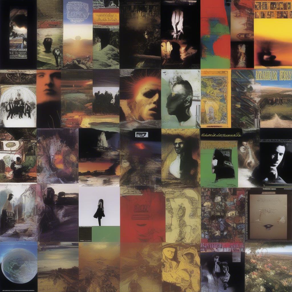 Album Covers of 2000's Top Alternative Rock Releases