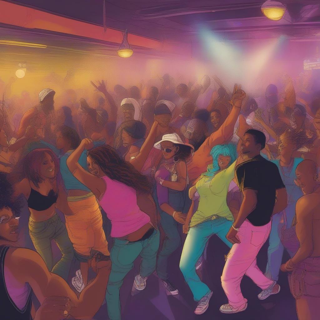 2000s Hip Hop Club Scene: Energy and Excitement