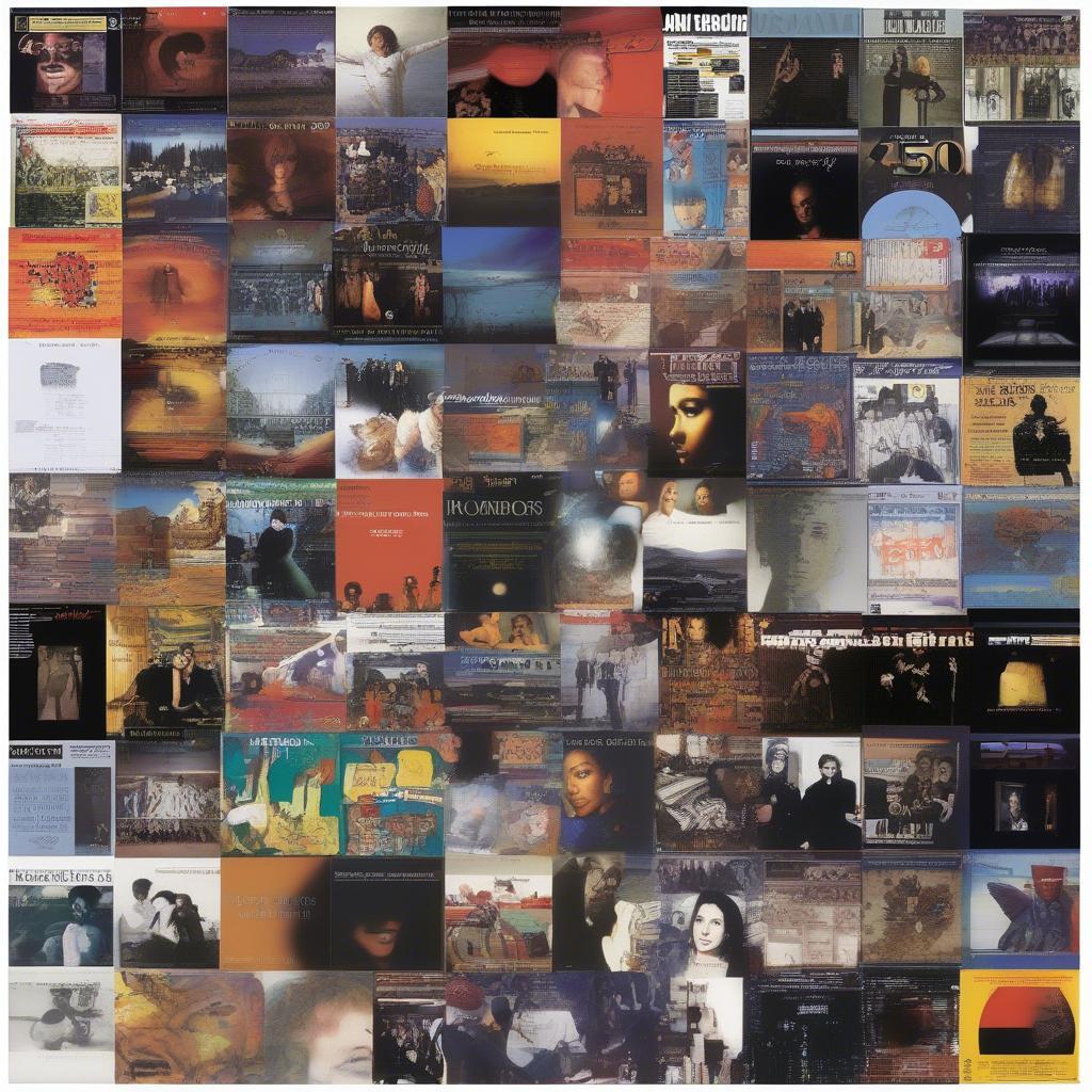 Album Covers of 2001's Top 50 Songs