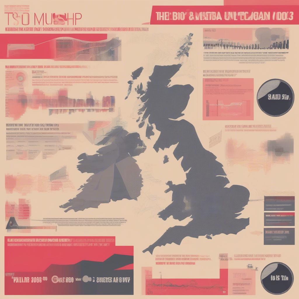 Evolution of the UK Music Scene in 2003: A graphical representation showing the rise of different music genres in the UK charts