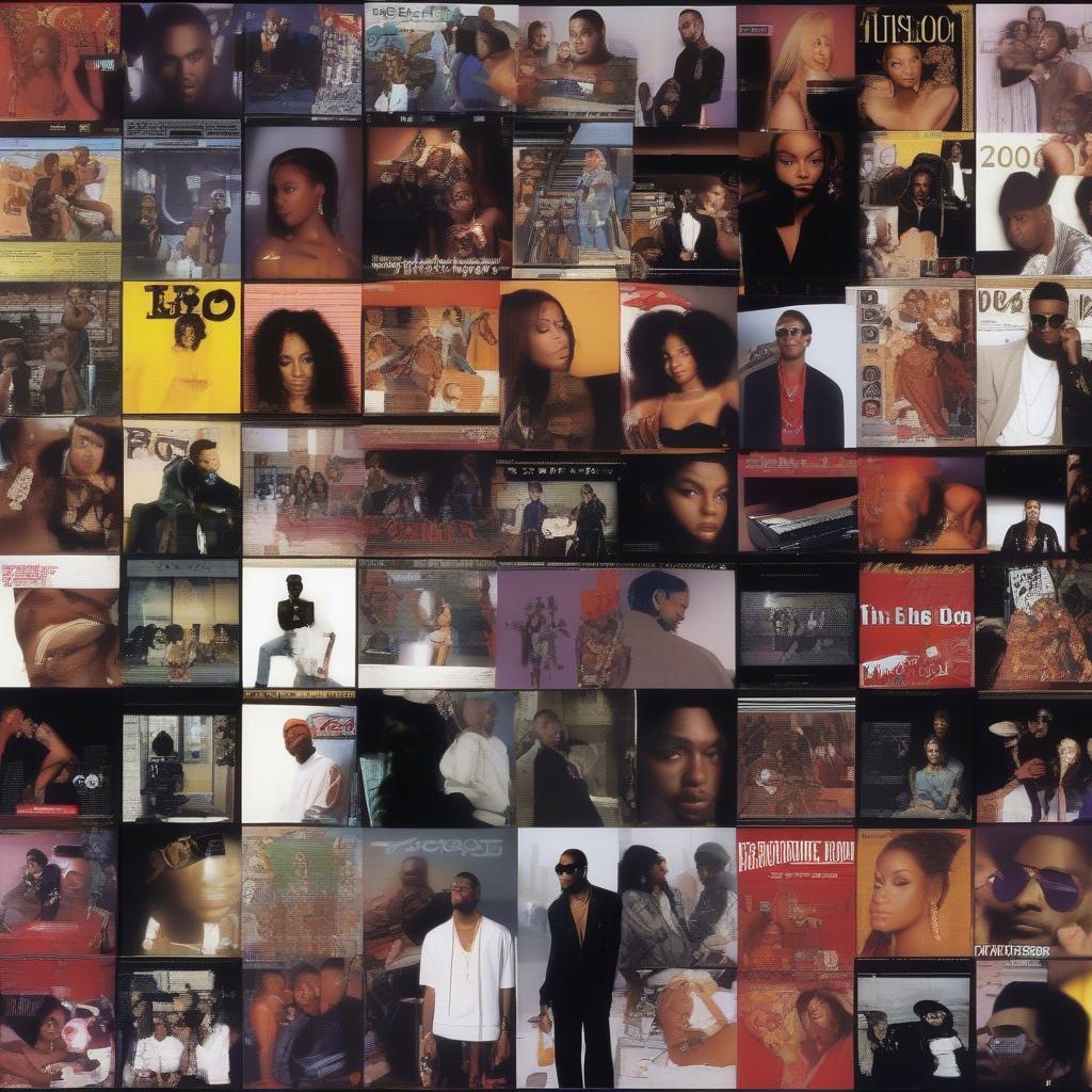 2004 R&B Music Scene Collage Artists Albums