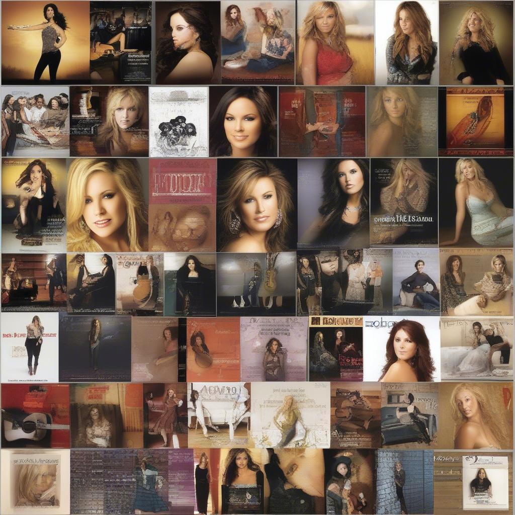 Iconic 2007 Female Country Album Covers