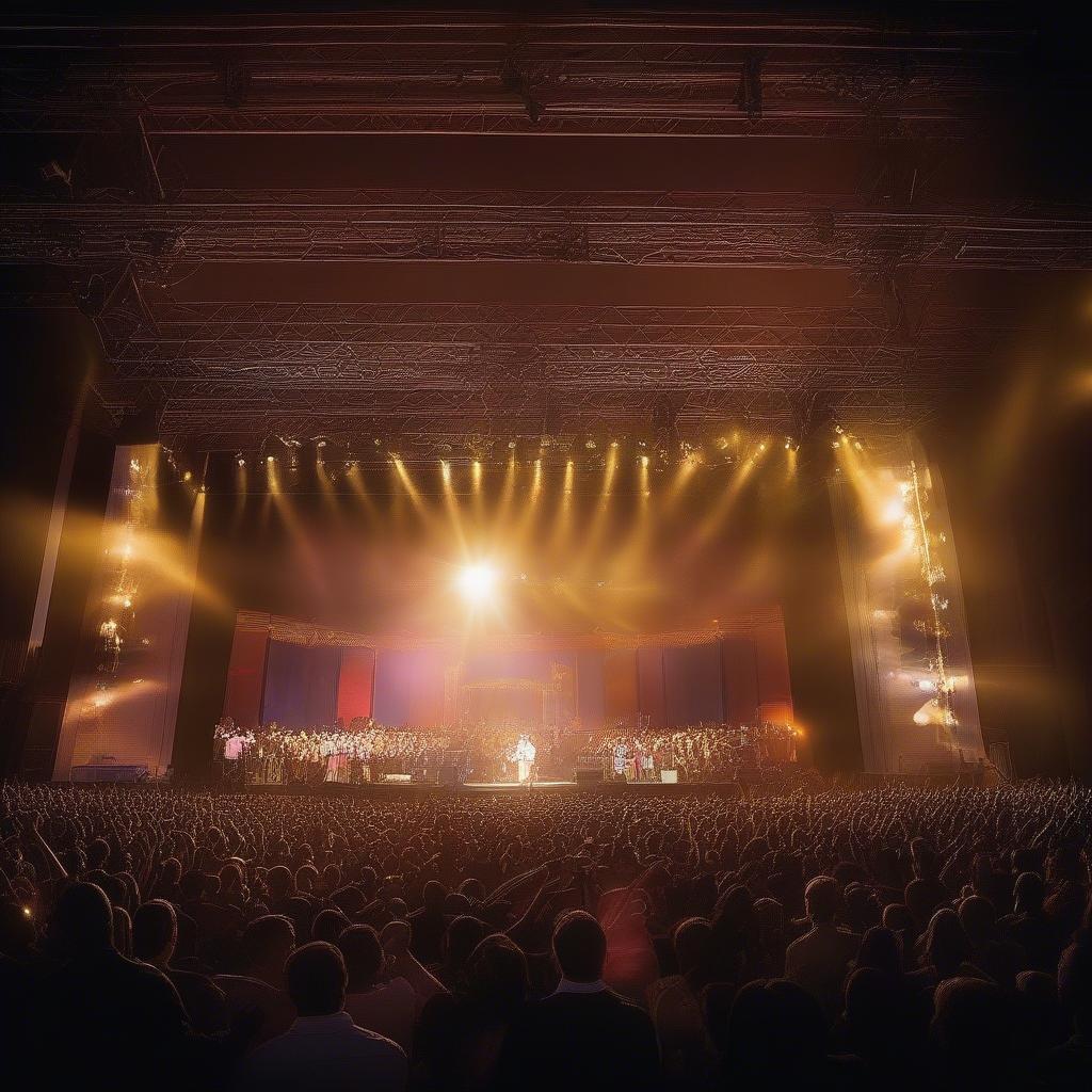 A packed gospel concert in 2012