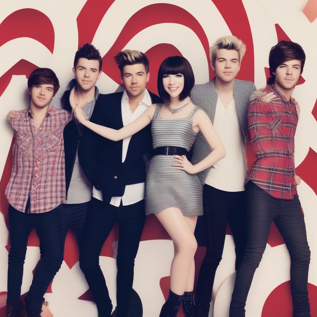 Carly Rae Jepsen and One Direction performing