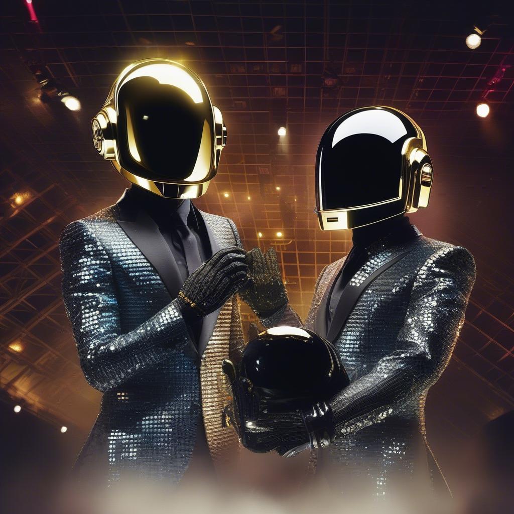 Daft Punk Performing "Get Lucky"