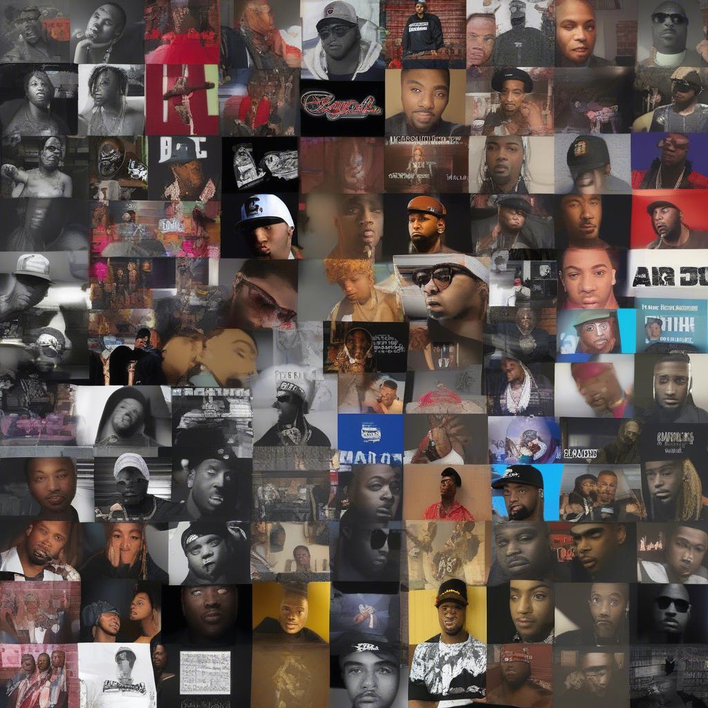 2014 Hip-Hop Artists Collage