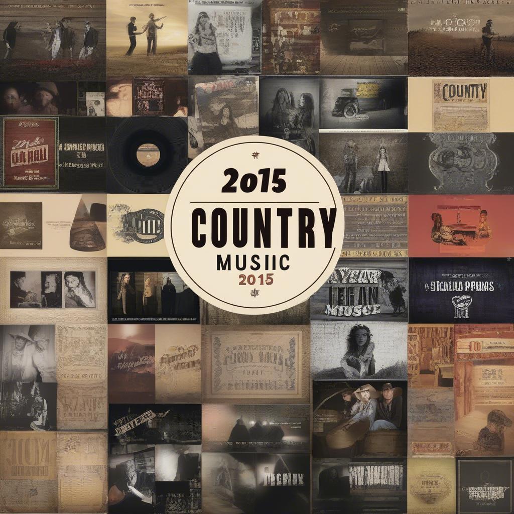 2015 Country Music Album Covers