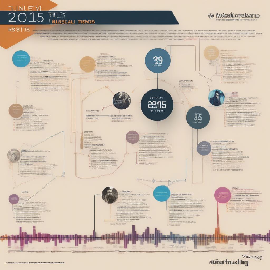 The Lasting Impact of 2015's Music: A visual representation of the influence of 2015's music on subsequent years, demonstrating its continued relevance in pop culture.