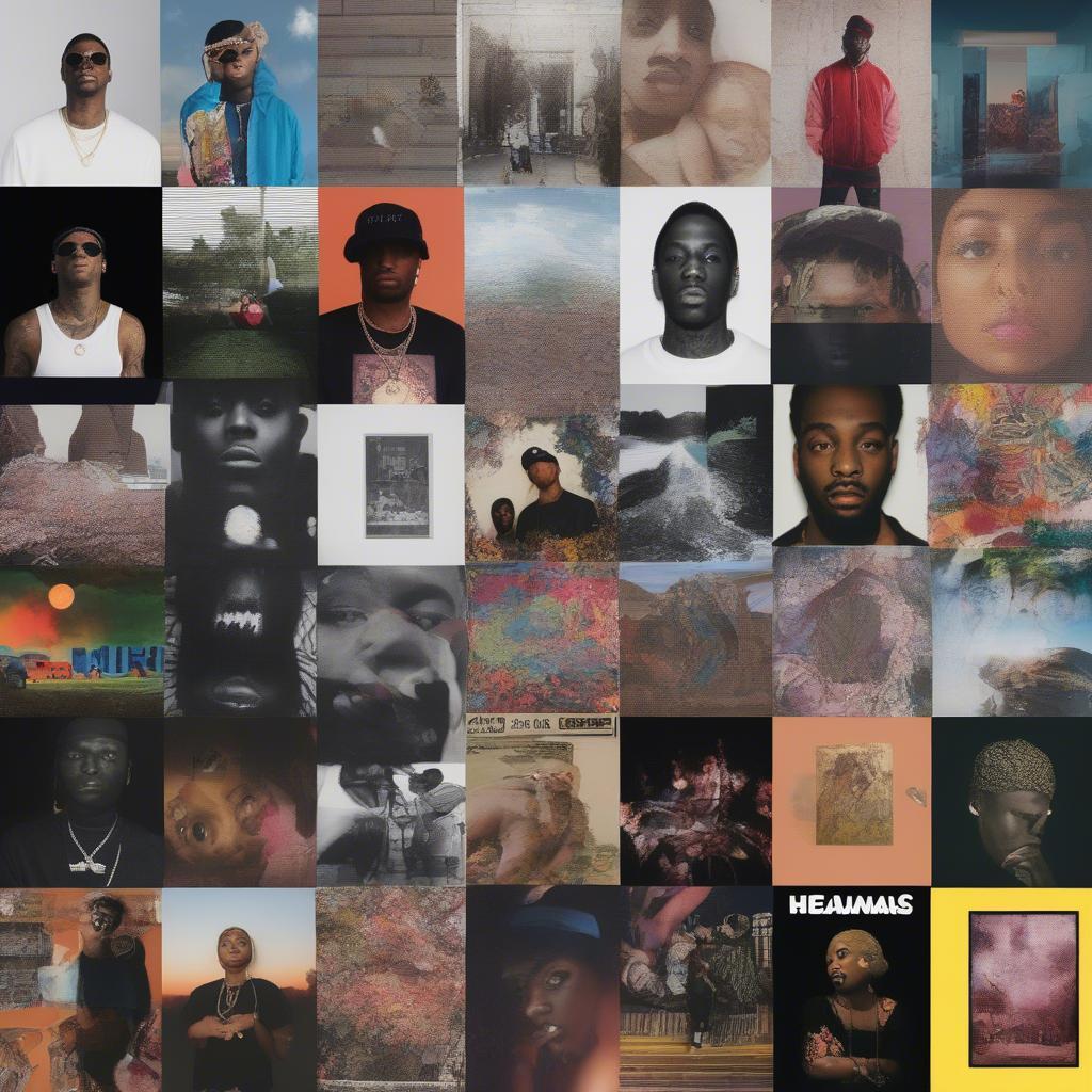 Iconic 2017 Hip Hop Album Art