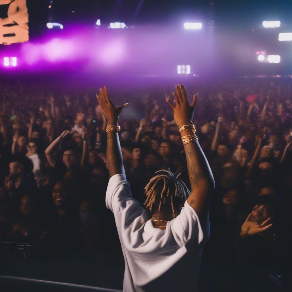 Juice WRLD performing "Lucid Dreams" at Rolling Loud LA 2018