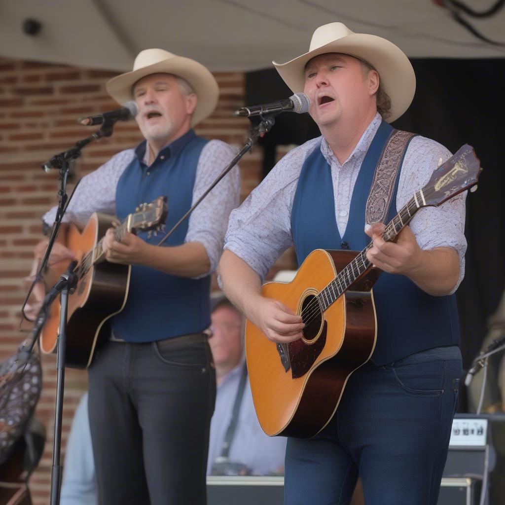 Gibson Brothers Performing "Ring the Bell" at 2019 Bluegrass in the Bottoms