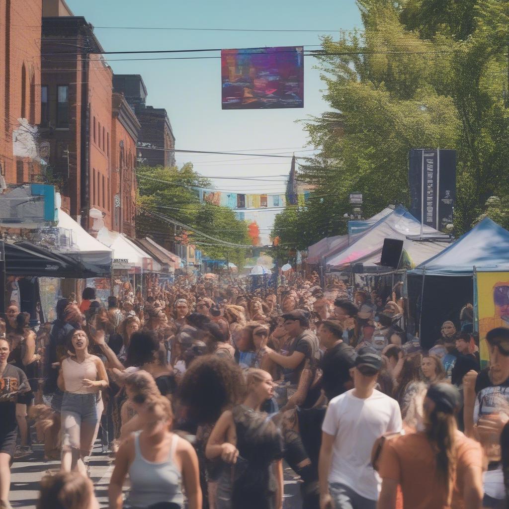 Street Scene at the 2019 Capitol Hill Block Party