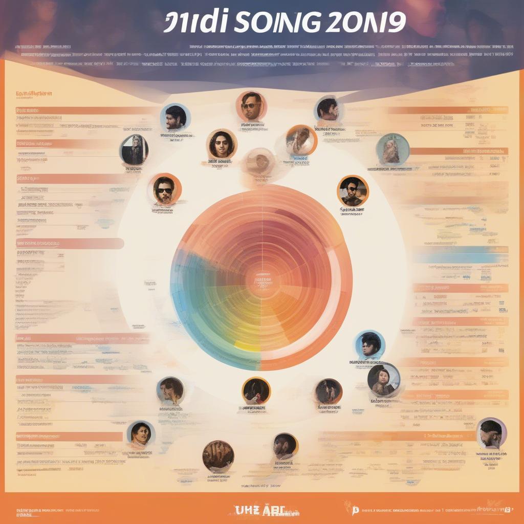 Chart of Top Hindi Songs of 2019