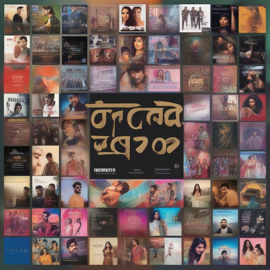 Collage of 2019 Bollywood Song Album Covers