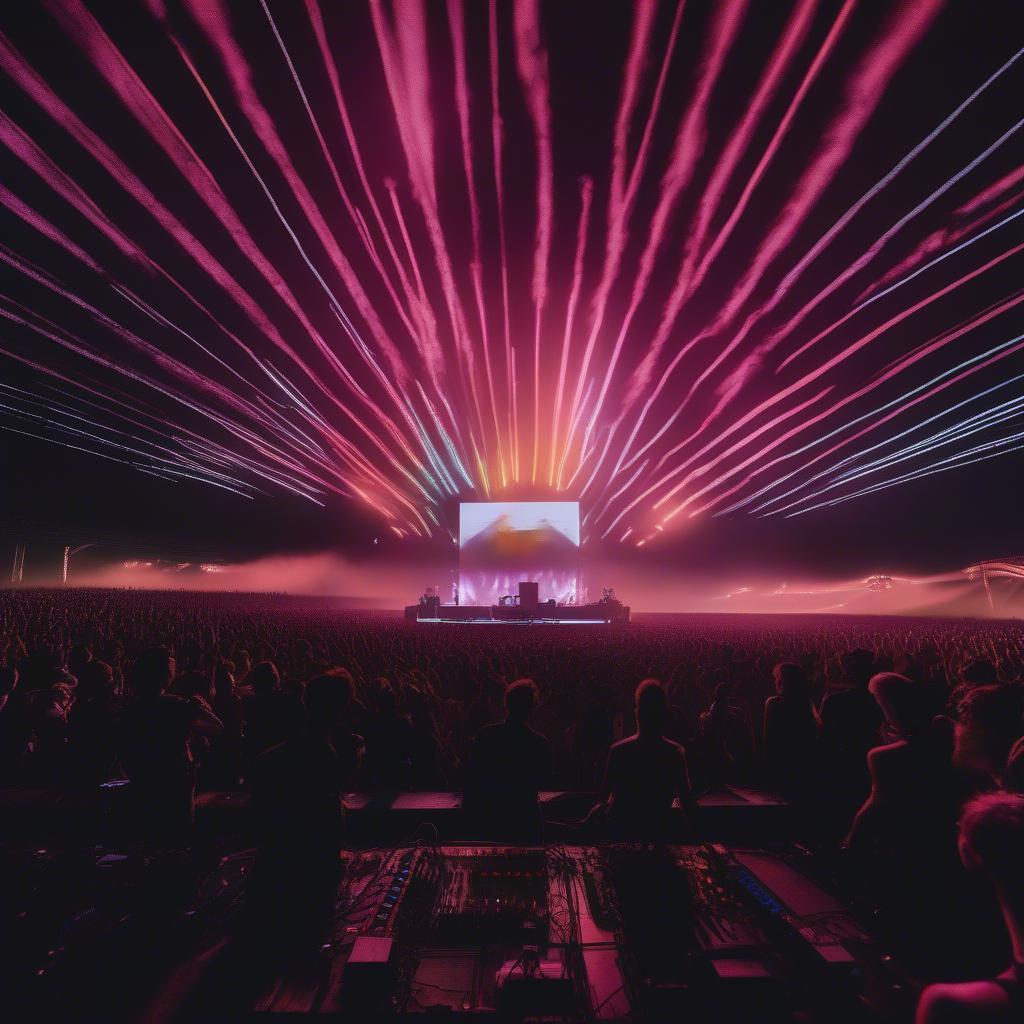 Rüfüs Du Sol on Stage at the 2021 Governors Ball