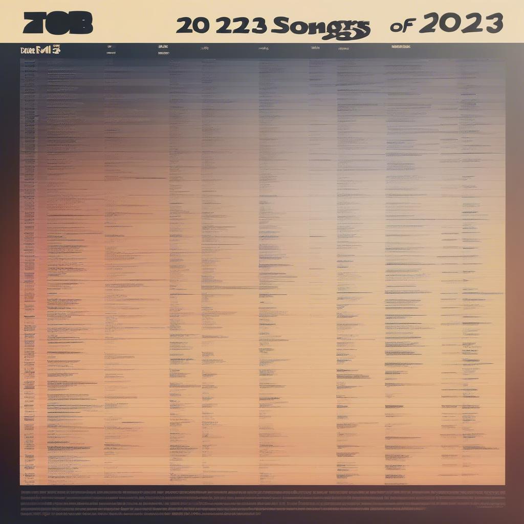 2023 Top Songs: A Comprehensive Guide to This Year’s Biggest Hits