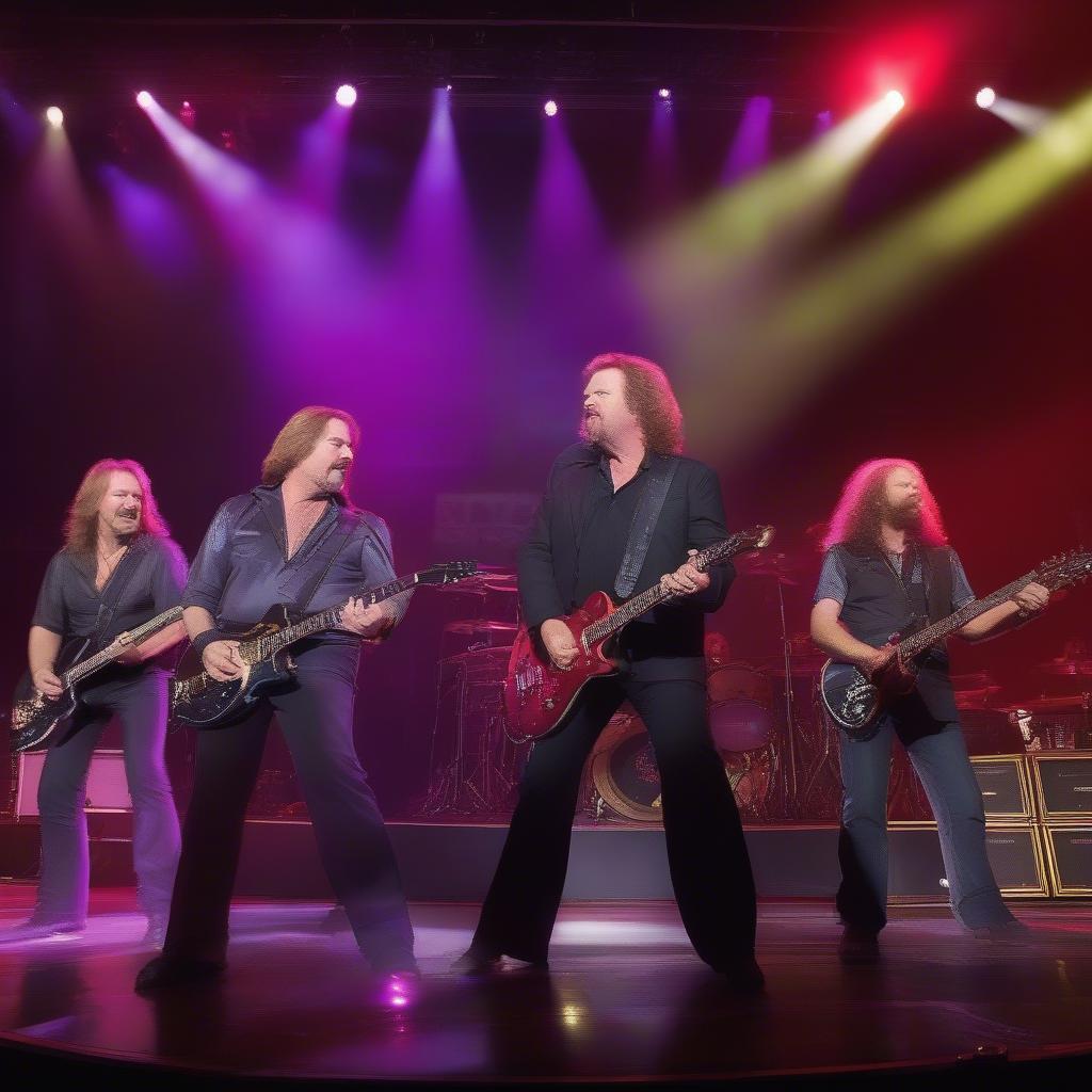 38 Special Performing Under Stage Lights for "Like No Other Night"