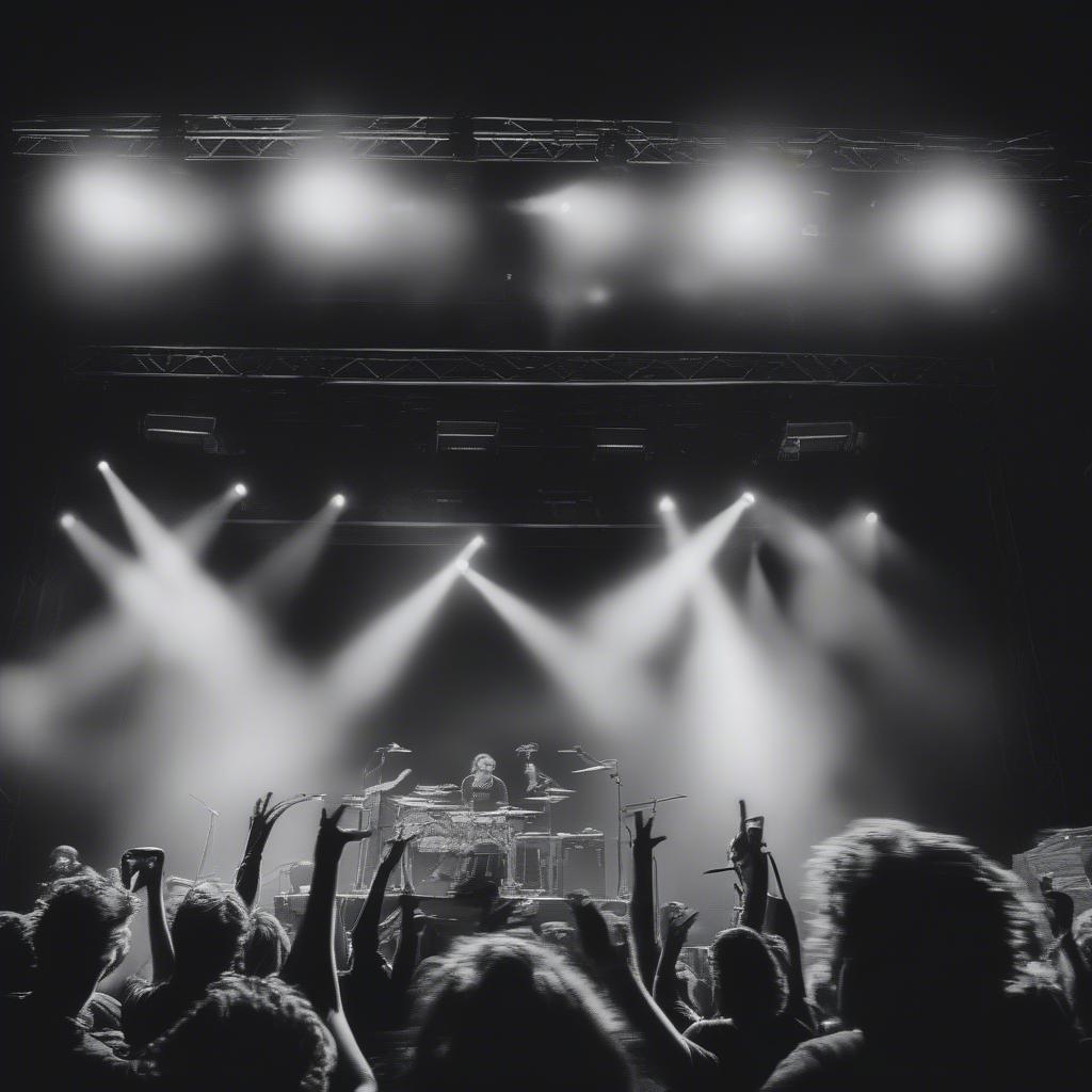 3rd Eye Blind performing live on stage with energetic lighting and enthusiastic crowd.