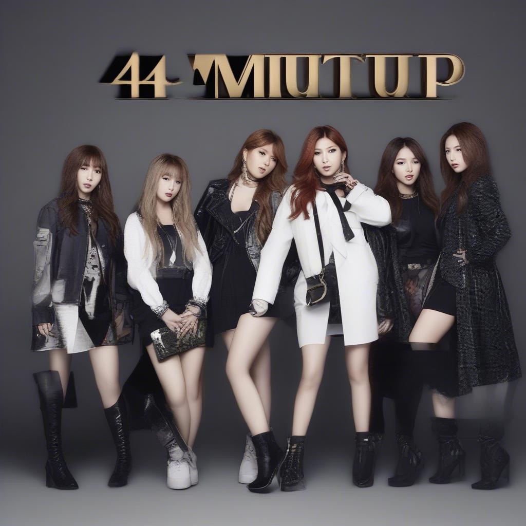 4minute Volume Up Album Cover