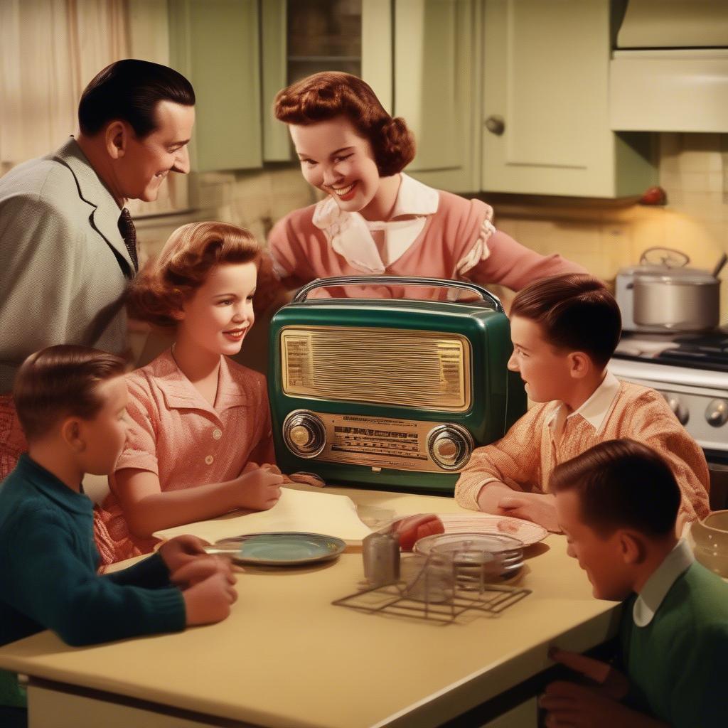 Listening to Country Music on the Radio in the 50s