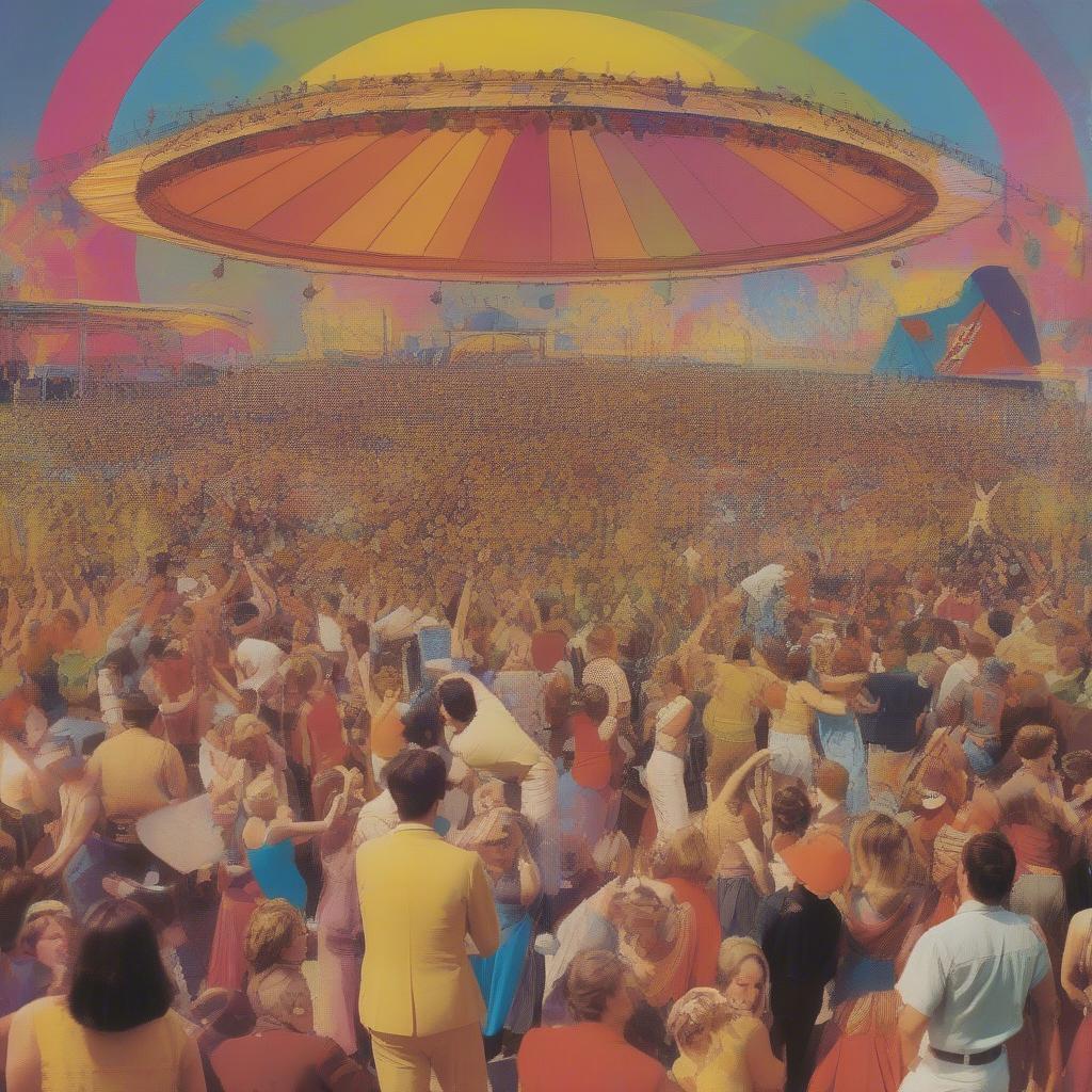 Music Festival in the 1960s