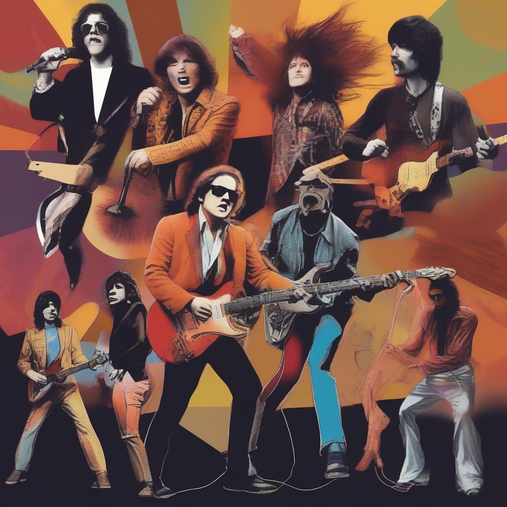 70s & 80s Rock Legacy: Modern artists drawing inspiration from iconic 70s and 80s rock bands, highlighting the lasting influence of these classic rock eras.