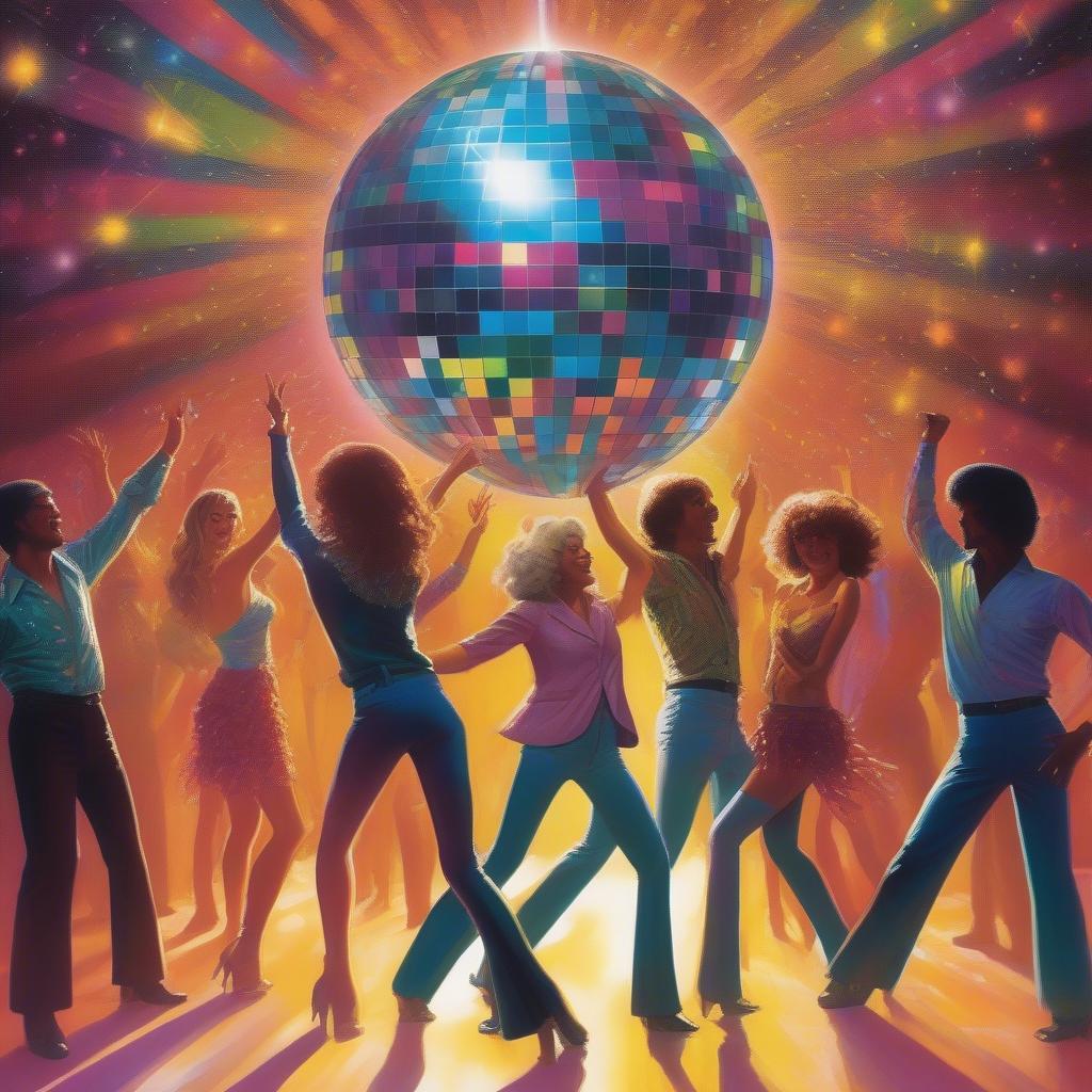 1970s Disco Scene