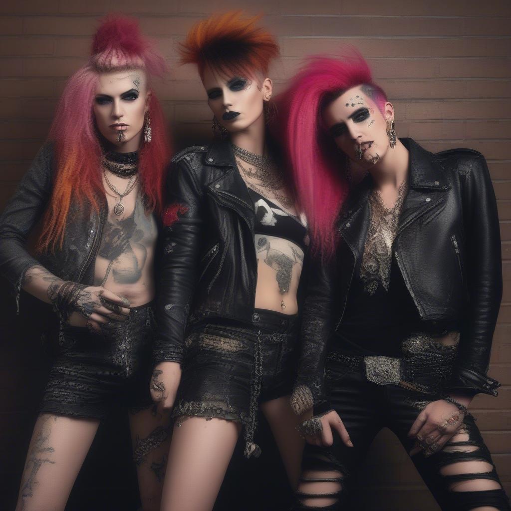 70s Punk and Glam Rock Fashion and Music