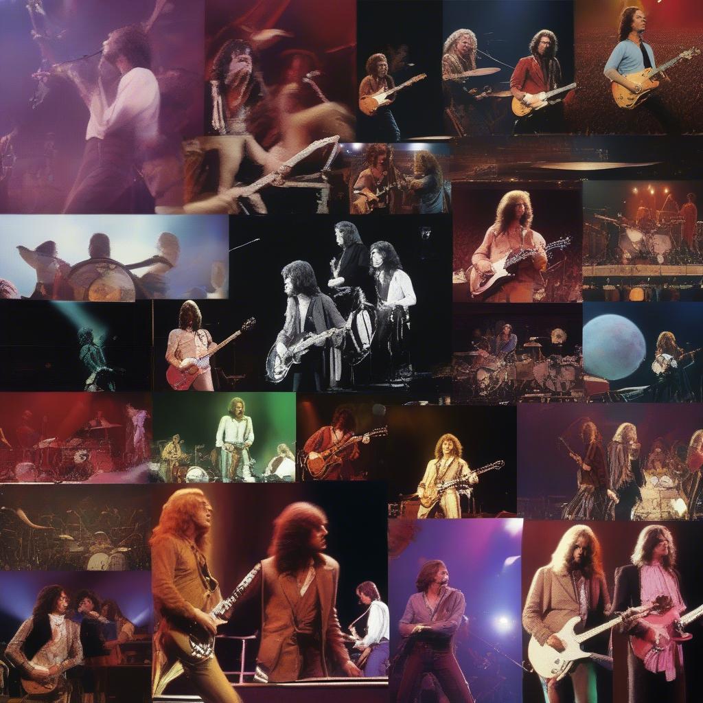 70s Rock Bands Live in Concert