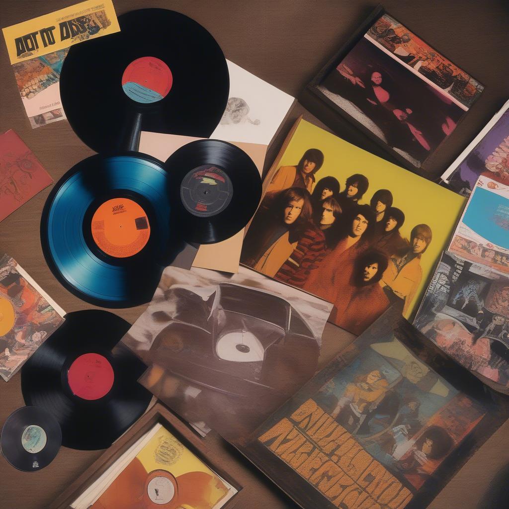 Collection of 70s Rock Vinyl Records