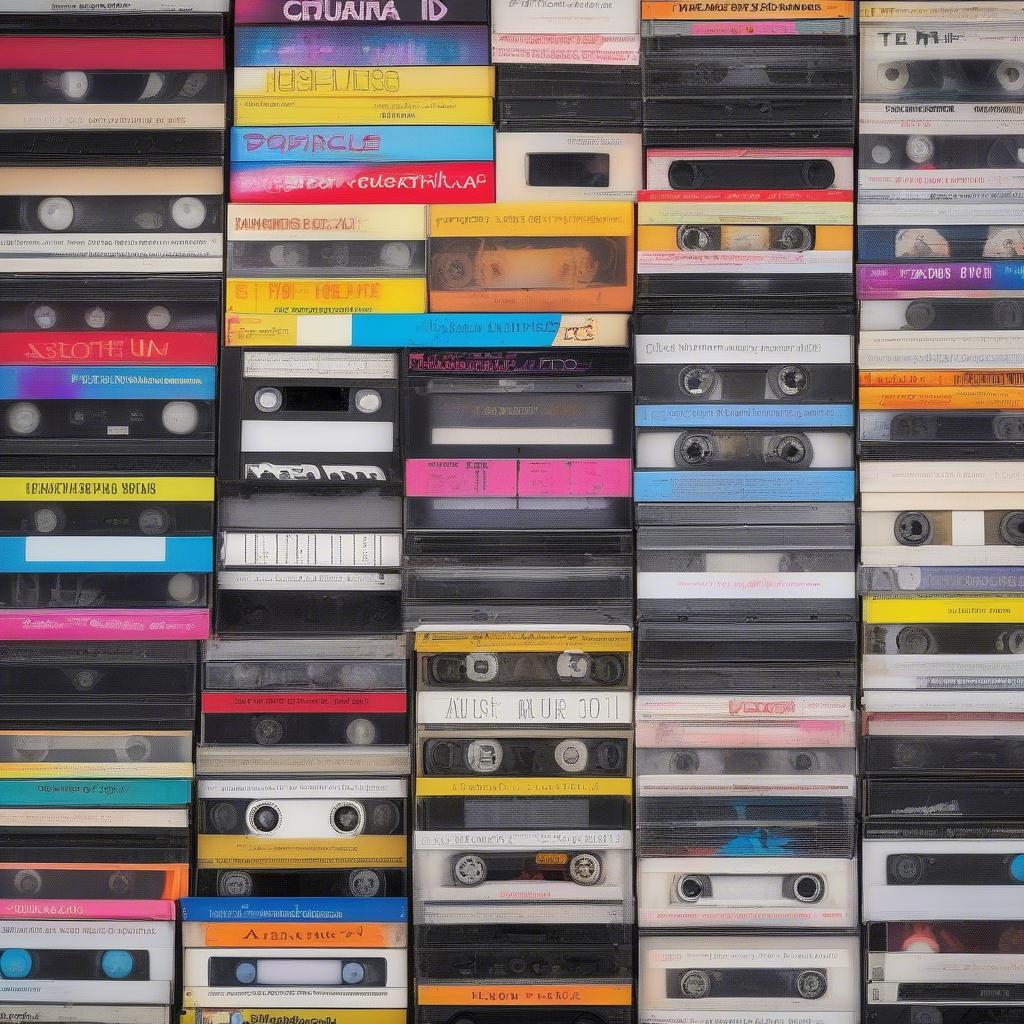 Cassette Tapes from the 80s